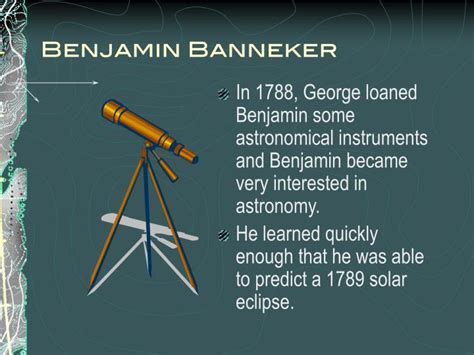 PPT - Benjamin Banneker PowerPoint Presentation - ID:1416620