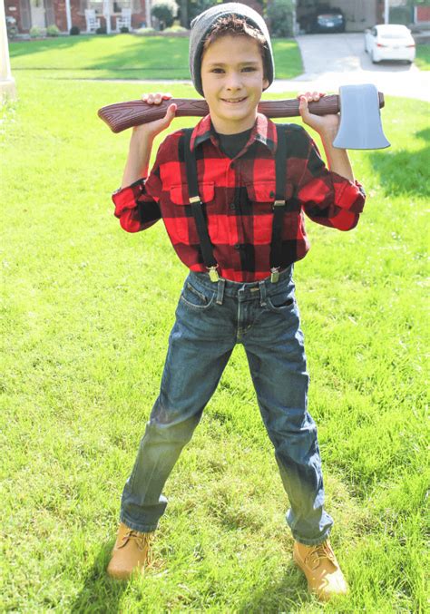 Kids Lumberjack Halloween Costume - Leggings 'N' Lattes