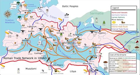 Trade Routes of the Roman Empire - Vivid Maps