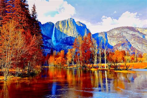 Fall Mountain Background