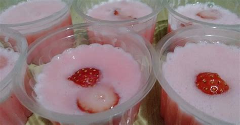 442 resep puding susu strawberry enak dan sederhana ala rumahan - Cookpad