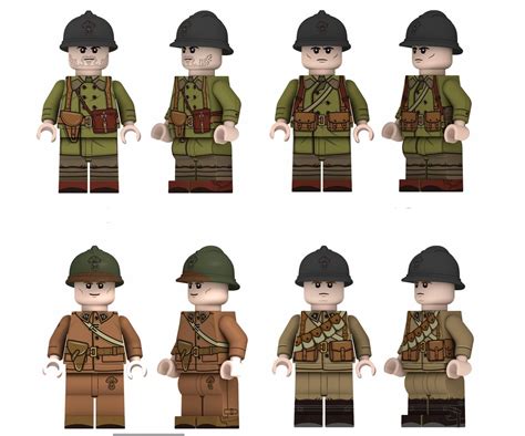 Best WW2 French Amry Soldiers Fit Lego WW2 Soldiers