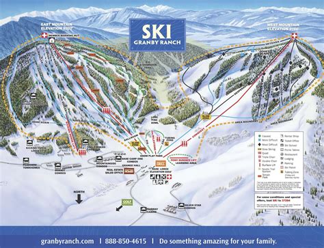 Ski Trails at Granby Ranch | Colorado ski resorts, Winter park resort ...