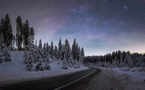 Free Download Night Winter Wallpaper Hd For Free