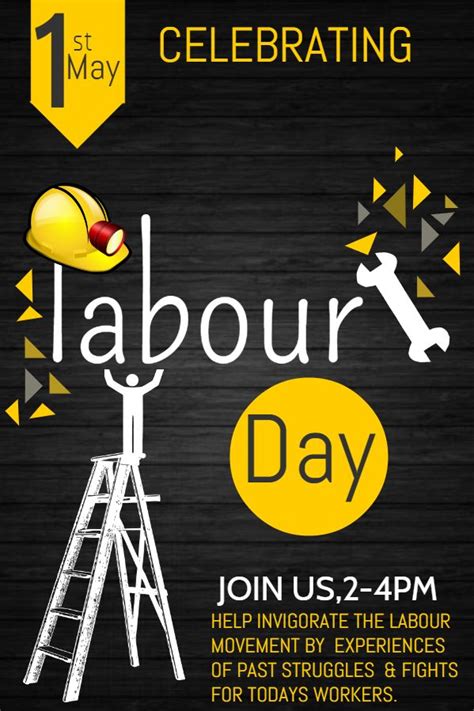 Labour Day celebration poster template - illustration (With images ...