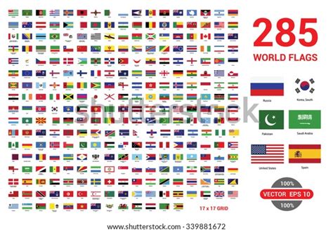 Flags Vector World Stock Vector (Royalty Free) 339881672 | Shutterstock