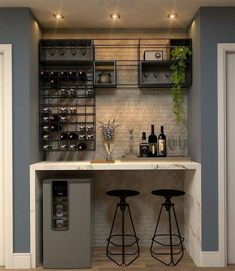 33 Popular Small Home Bar Design Ideas Home Bar Counter, Bar Counter ...