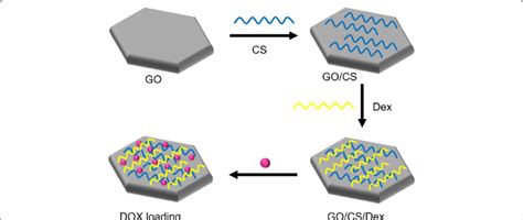 Schematic illustration of synthesis of graphene oxide (GO) nanosheets ...