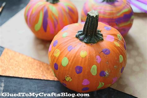 Toddler Fun - Pumpkin Painting Craft Idea For Kids