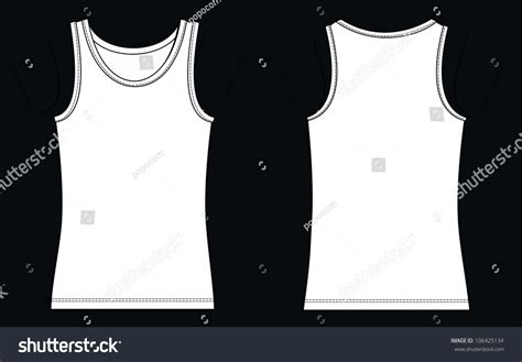 Top Garment Linen Tank Top Stock Vector (Royalty Free) 106425134