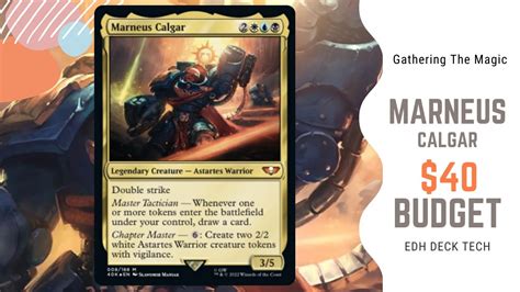 Marneus Calgar $40 BUDGET Deck Tech | MTG EDH | Magic The Gathering ...