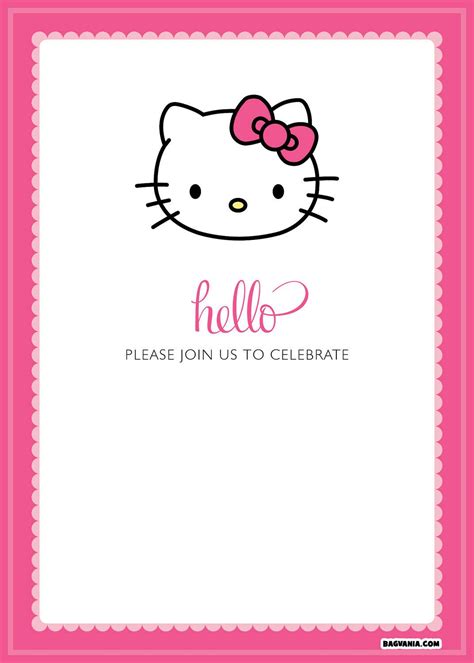 Download Now Free Printable Hello Kitty Birthday Invitations Hello ...