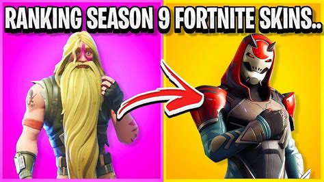 RANKING EVERY SEASON 9 SKIN IN FORTNITE FROM WORST TO BEST! - YouTube