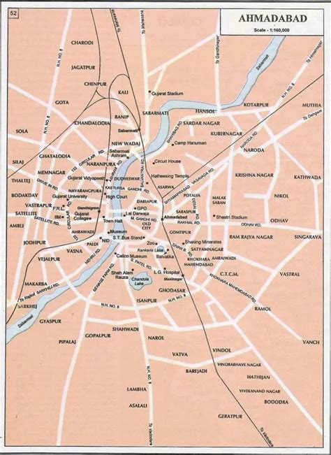 City Center Map Ahmedabad - Mapsof.Net