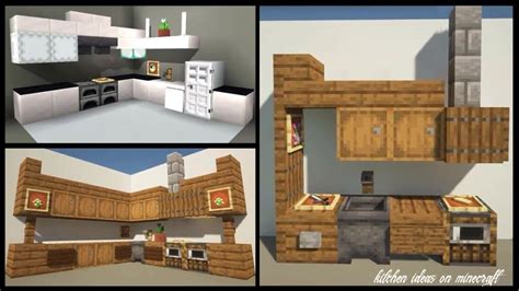 6 Kitchen Ideas On Minecraft | Minecraft kitchen ideas, Minecraft ...