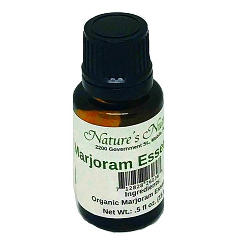 Marjoram Essential Oil – .5 oz | Nature's Nuance LLC