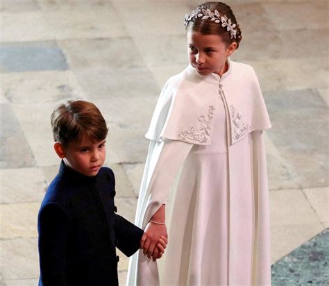 Princess Charlotte and Prince Louis' big day at the Coronation - BBC News