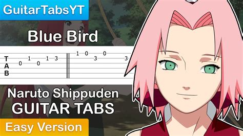 Naruto Shippuden - Blue Bird (Opening 3) Guitar Tutorial | Guitar ...