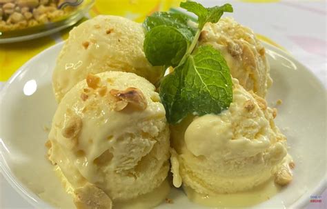 Durian Ice Cream Recipe (Kem Sau Rieng)