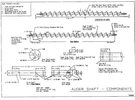 T-630 Auger Components