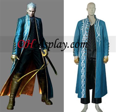 Devil May Cry 3 Vergil Cosplay Traje - R$335.29 : Cosplaymade Brazil