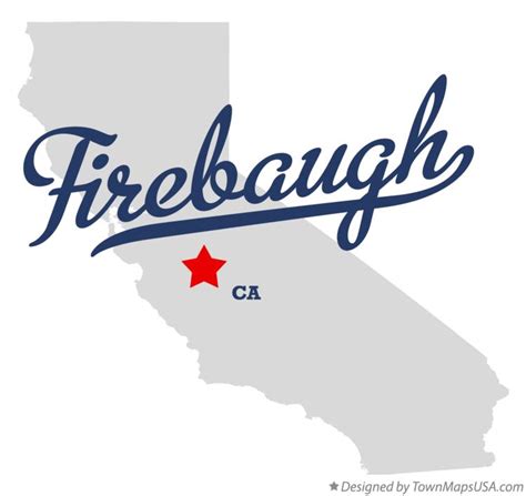 Map of Firebaugh, CA, California