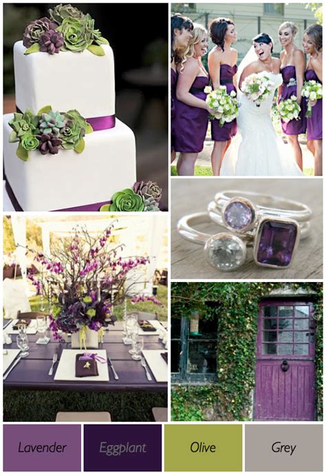 Shades of purple wedding theme