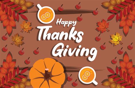 Thanksgiving background for happy thanksgiving for family. vector ...