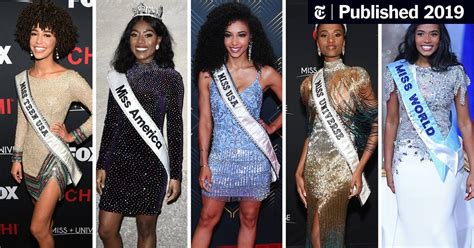 Black Women Now Hold Crowns in 5 Major Beauty Pageants - The New York Times