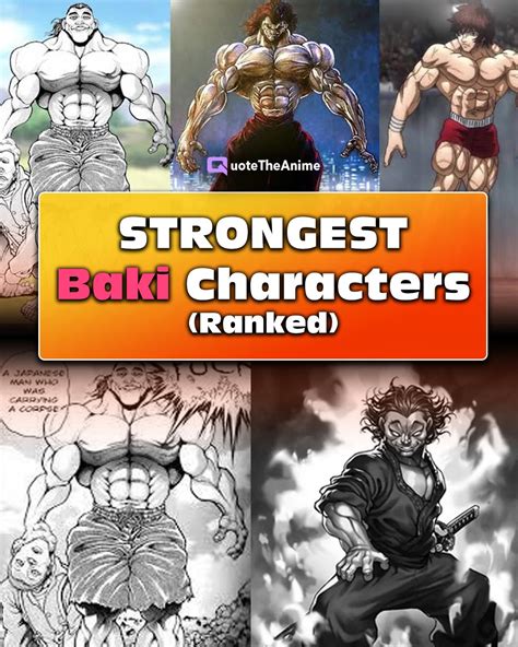 Top 10 Strongest Baki Characters