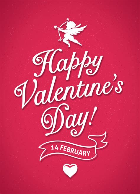 Valentine's Day Poster 334430 Vector Art at Vecteezy