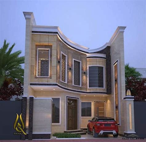 واجهات بيوت عراقية عرض 5 متر و أقل منوع » arab arch | Facade house ...