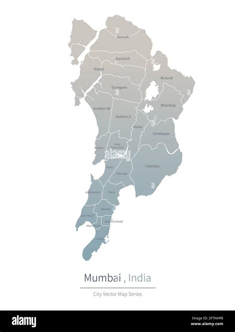 Map of mumbai hi-res stock photography and images - Alamy