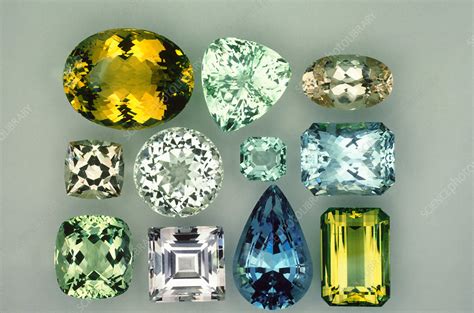 Beryl Gemstones - Stock Image - C001/4192 - Science Photo Library