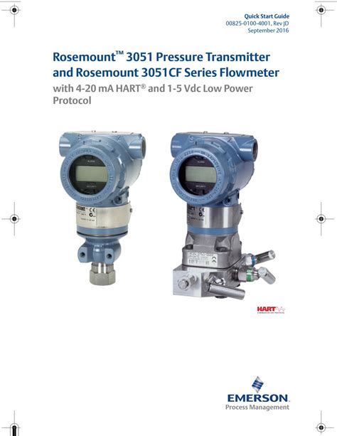 EMERSON ROSEMOUNT 3051 SERIES QUICK START MANUAL Pdf Download | ManualsLib