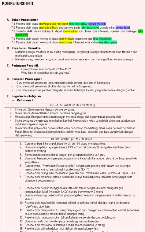 Modul Ajar Kelas 7 Seni Rupa Rpp Kurikulum Merdeka Lengkap - Riset