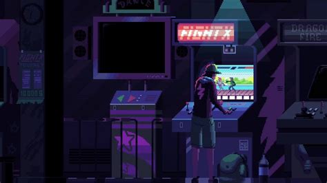 Arcade Gamer Pixel Live Wallpaper - WallpaperWaifu