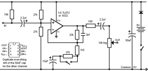 TL072 based Electret mic pre-amp not working correctly... Tinny and ...