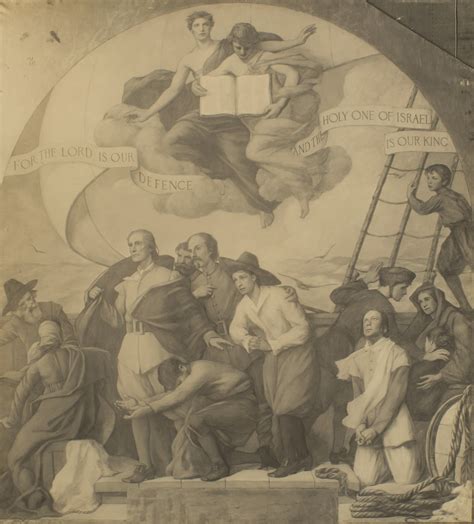 The Pilgrims on the Mayflower photomechanical print | Smithsonian ...