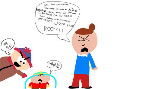 Stan Marsh standing up to Eric Cartman by joeybenschwartz on DeviantArt