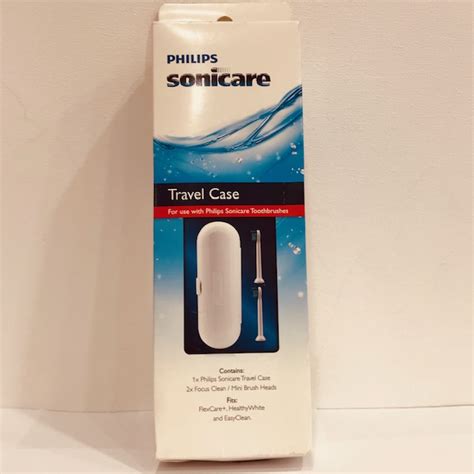 Philips Sonicare Travel Case with 2 Mini Brushes Refills - MR Shaver