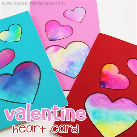 Paper & Party Supplies Hearts Valentine card Greeting Cards etna.com.pe