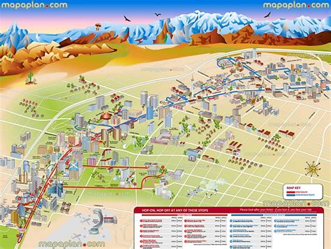 Las Vegas Attractions Map | FREE PDF Tourist City Tours Map Las Vegas 2024