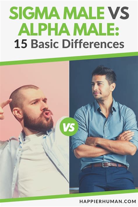 Sigma Male VS Alpha Male: 15 Basic Differences - Happier Human