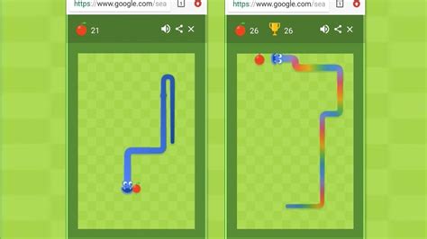 Google Snake Game - YouTube