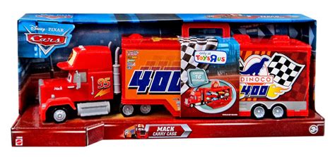 Disney Pixar Cars Dinoco 400 Mack Exclusive Carry Case Mattel Toys - ToyWiz