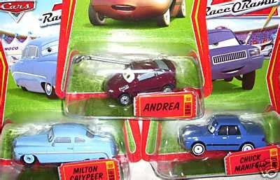 Cars Milton Calypeer Chuck Manifold Andrea Disney NIP | #56642442