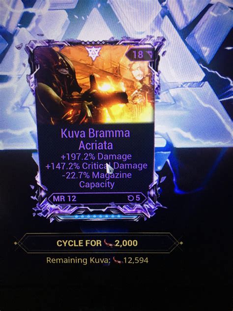 [PC] [riven] [wts] [price check] Kuva Bramma riven : r/wartrade