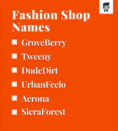 3500+ Fashion Store Names Ideas And Domains (Generator + Guide ...