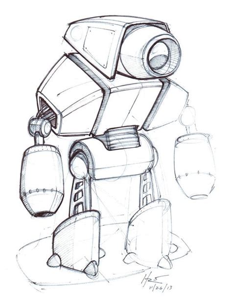 Pin by Leonardo Battaglia on Robot | Robot sketch, Robots drawing, Sketches